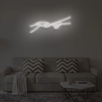 &quot;THE CREATION OF ADAM&quot; LED Neon Sign