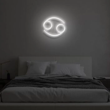 &quot;CANCER&quot; LED Neon Sign