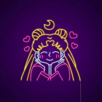 Sailor Moon Kawaii Neon Sign