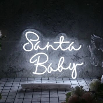 Santa Baby Neon Sign