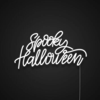 Spooky Halloween Neon Sign