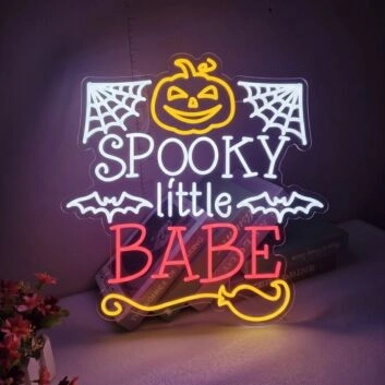 Spooky Little Babe Neon Sign