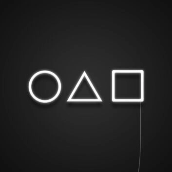 Squid Game Logo Neon Sign