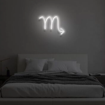 quot;SCORPIO&quot; LED Neon Sign