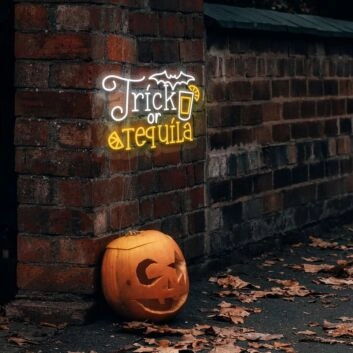 Trick Or Tequila Neon Sign