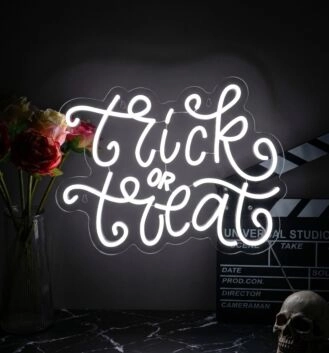 Trick Or Treat Neon Sign