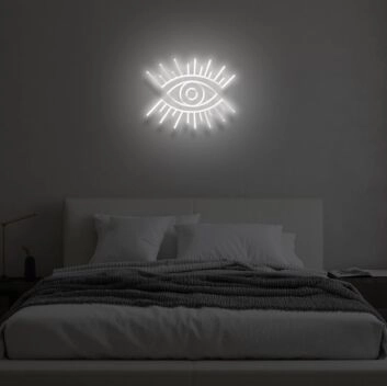 EVIL EYE&quot; LED Neon Sign