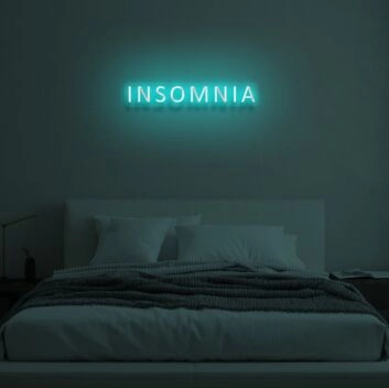 INSOMNIA" LED Neon Sign