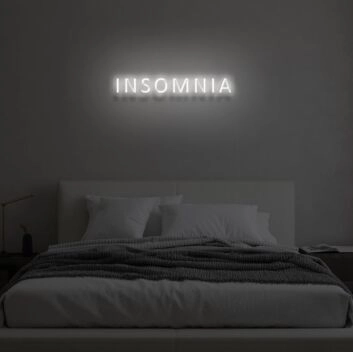 INSOMNIA&quot; LED Neon Sign