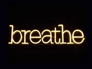 Breathe Neon Sign