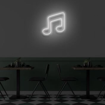 MUSIC NOTE&quot; LED neon sign