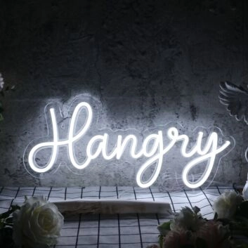Hangry Neon Sign