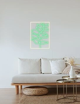 Leaf Painting Neon Sign