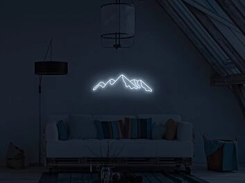 Mountain Skyline Neon Sign