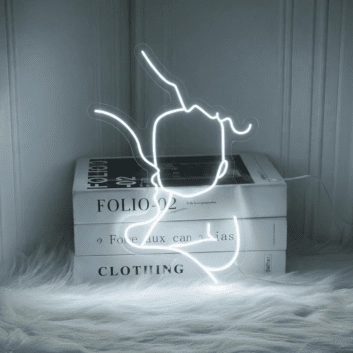 Parents and Baby Neon Sign
