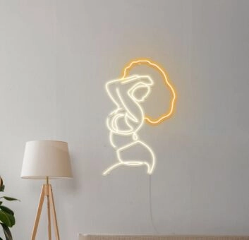 Pose Woman Neon Sign