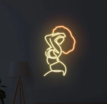Pose Woman Neon Sign