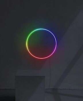 RGB Dynamic Color Circle Neon Sign