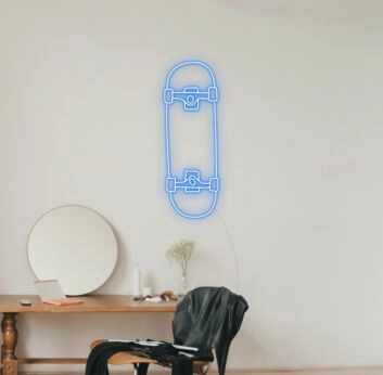 Skateboard Neon Sign
