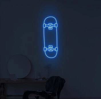Skateboard Neon Sign
