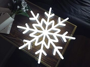 Snowflake Neon Sign