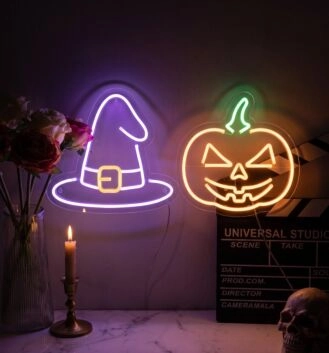 Spooky Halloween Set of 2 Neon Sign