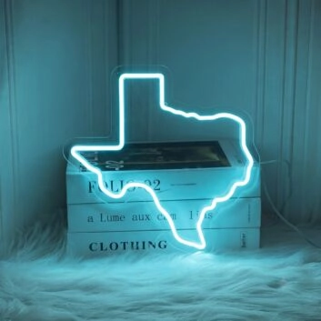 Texas Neon Sign