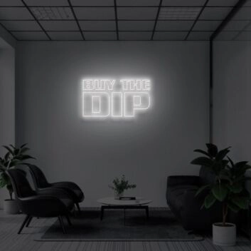 BUY THE DIP&quot; LED Neon Sign