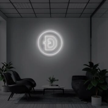 DOGE COIN&quot; LED Neon Sign