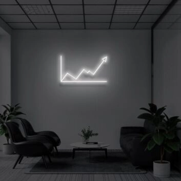 &quot;BULL MARKET&quot; LED Neon Sign