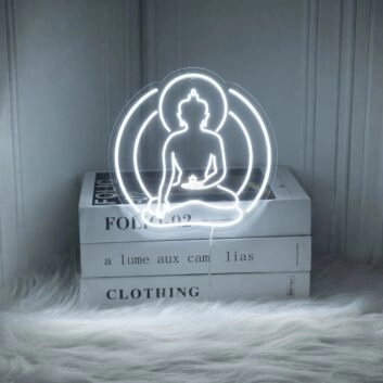 Buddha Yoga Neon Sign