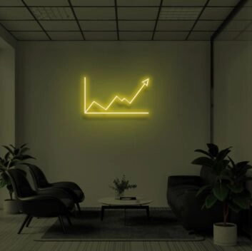 &quot;BULL MARKET&quot; LED Neon Sign