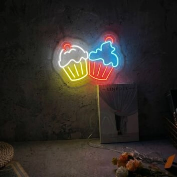Cupcakes Neon Sign