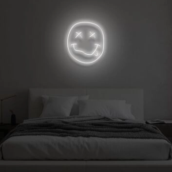 NIRVANA SMILEY FACE LED Neon Sign