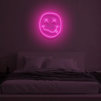 NIRVANA SMILEY FACE LED Neon Sign