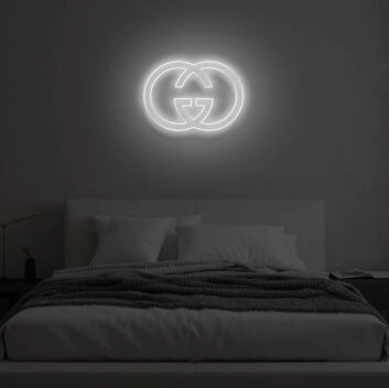 &quot;GG&quot; LED Neon Sign