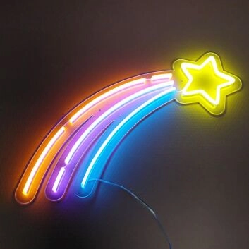 Shooting Star Neon Sign