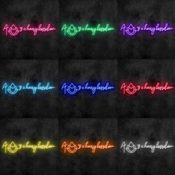 A Hearts A Heavy Burden Neon Sign