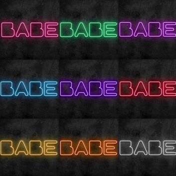 BABE Neon Sign