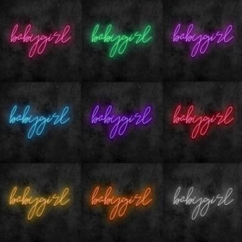 Baby Girl Neon Sign