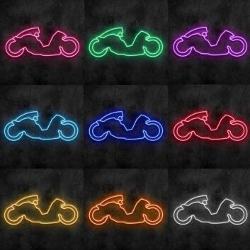 Bike of the Protagonist Neon Sign