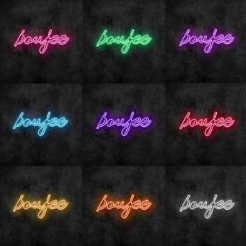 Boujee Neon Sign