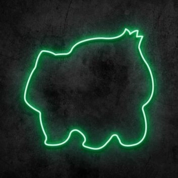 Bulbasaur Neon Sign