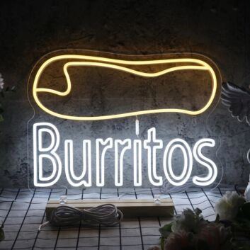 Burritos Neon Sign