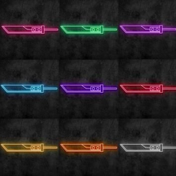 Buster Sword Neon Sign