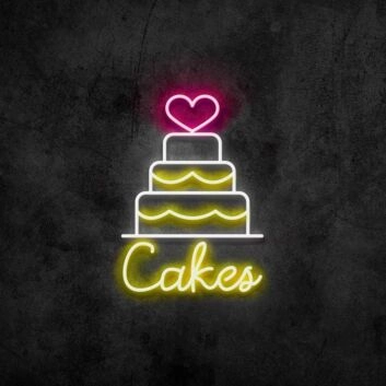 Cake Neon Sign