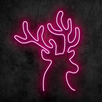Deer Head Neon Sign