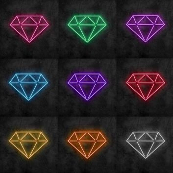 Diamond Neon Sign