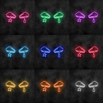 Eyes of the Clown Magician Neon Sign