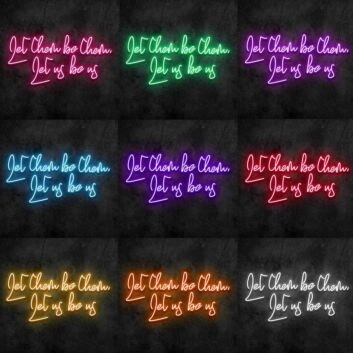 Let Them Be Them Let Us Be Us Neon Sign